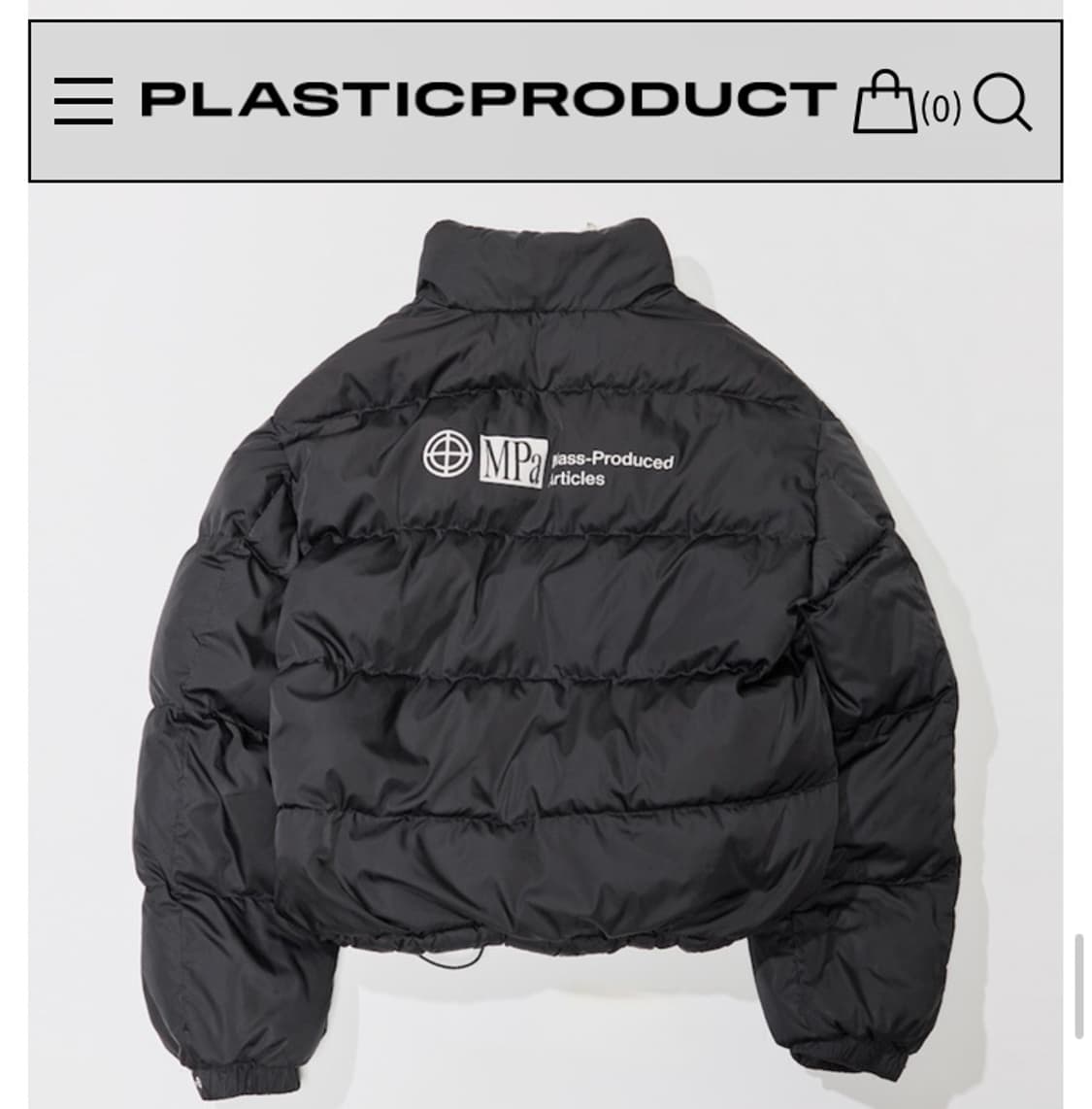 플라스틱 프로덕트 mPa PUFFER (Black) M 상품이미지1