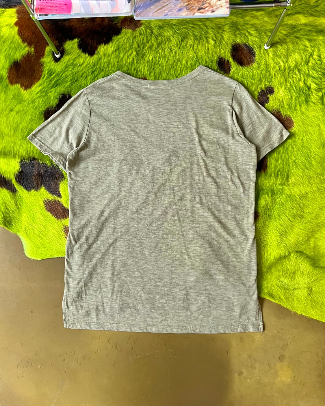 Vintage 3D Spangle Trimming 1/2 T-Shirt 상품이미지7