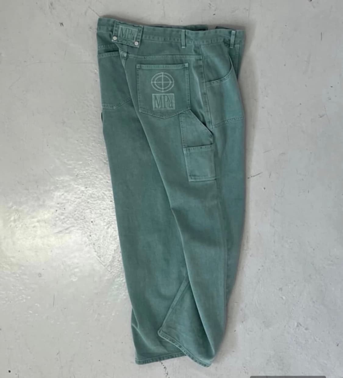 플라스틱프로덕트 Painter Denim Pants [M] 에메랄드 상품이미지1
