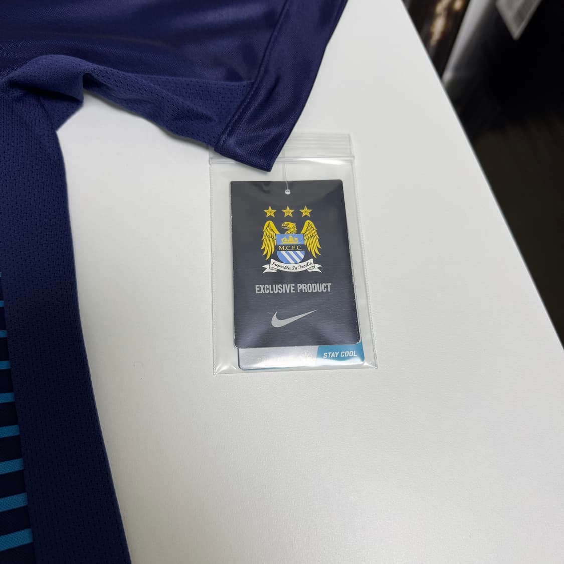 2014-15 맨체스터 시티 나이키 트레이닝 셔츠 S 상품이미지4