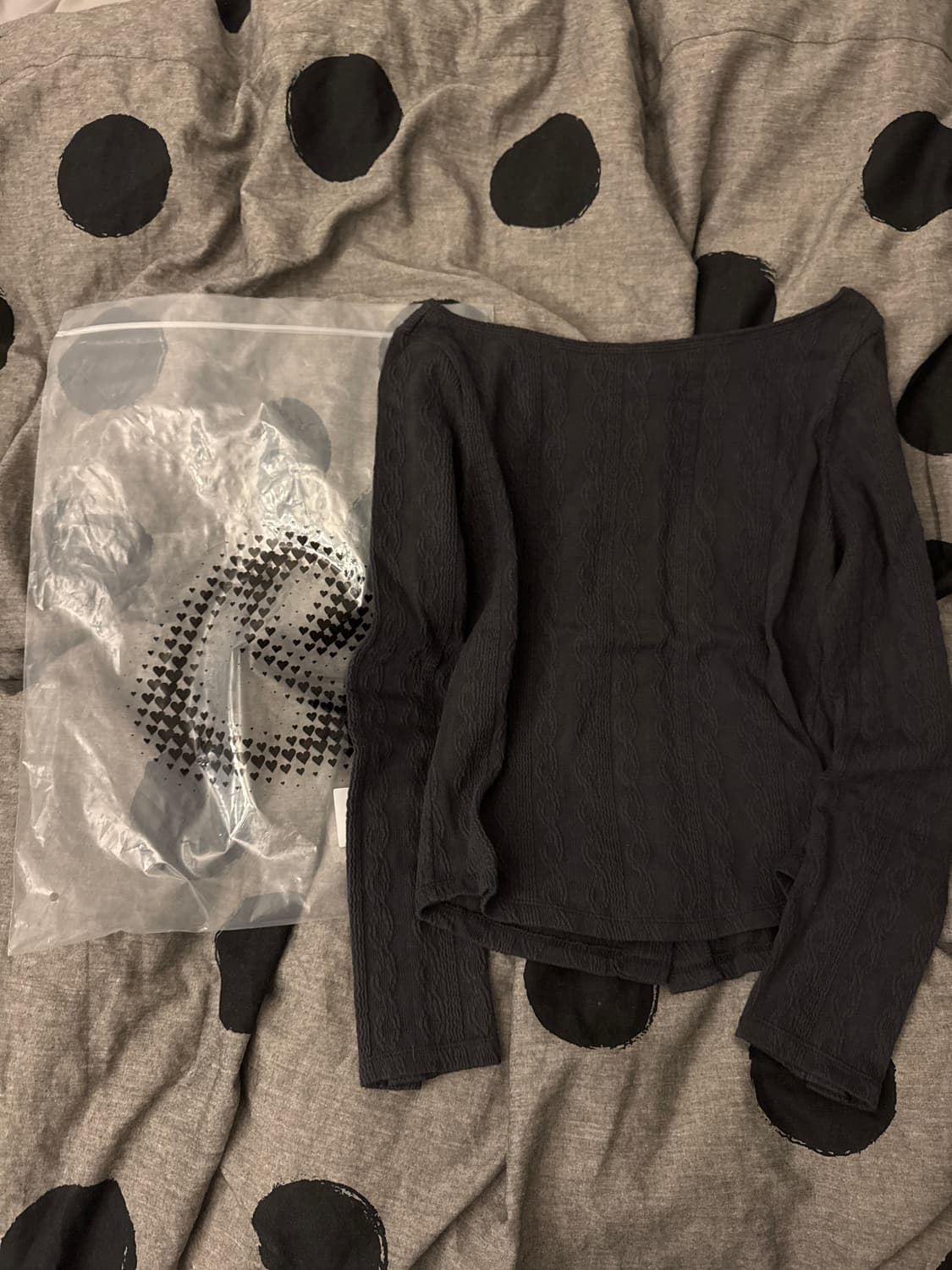 코이세이오 2way 롱슬리브 차콜 상품이미지2