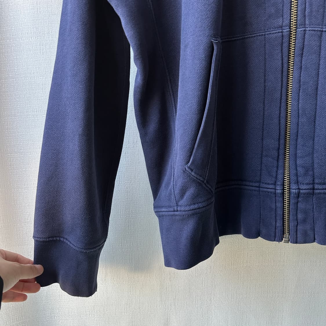 폴로 랄프로렌 기모 후드 집업 네이비 XL 상품이미지3