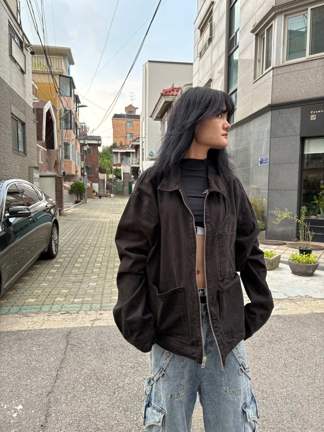 스투시 워크기어 오버핏 데님 자켓 상품이미지4