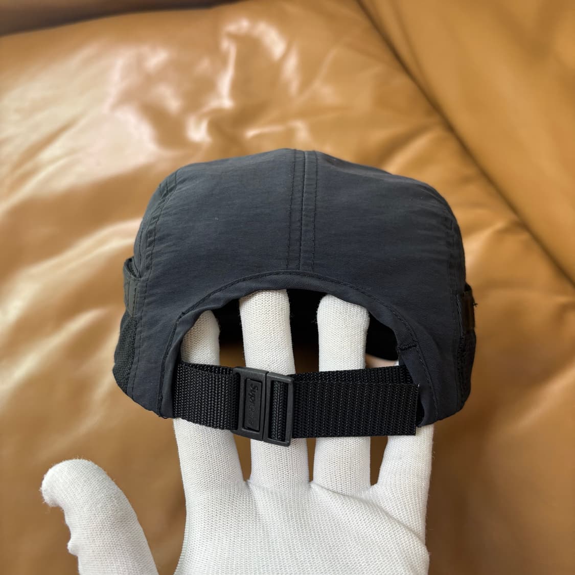 슈프림 팀버랜드 캠프캡 모자 사이드 메쉬 블랙 상품이미지8