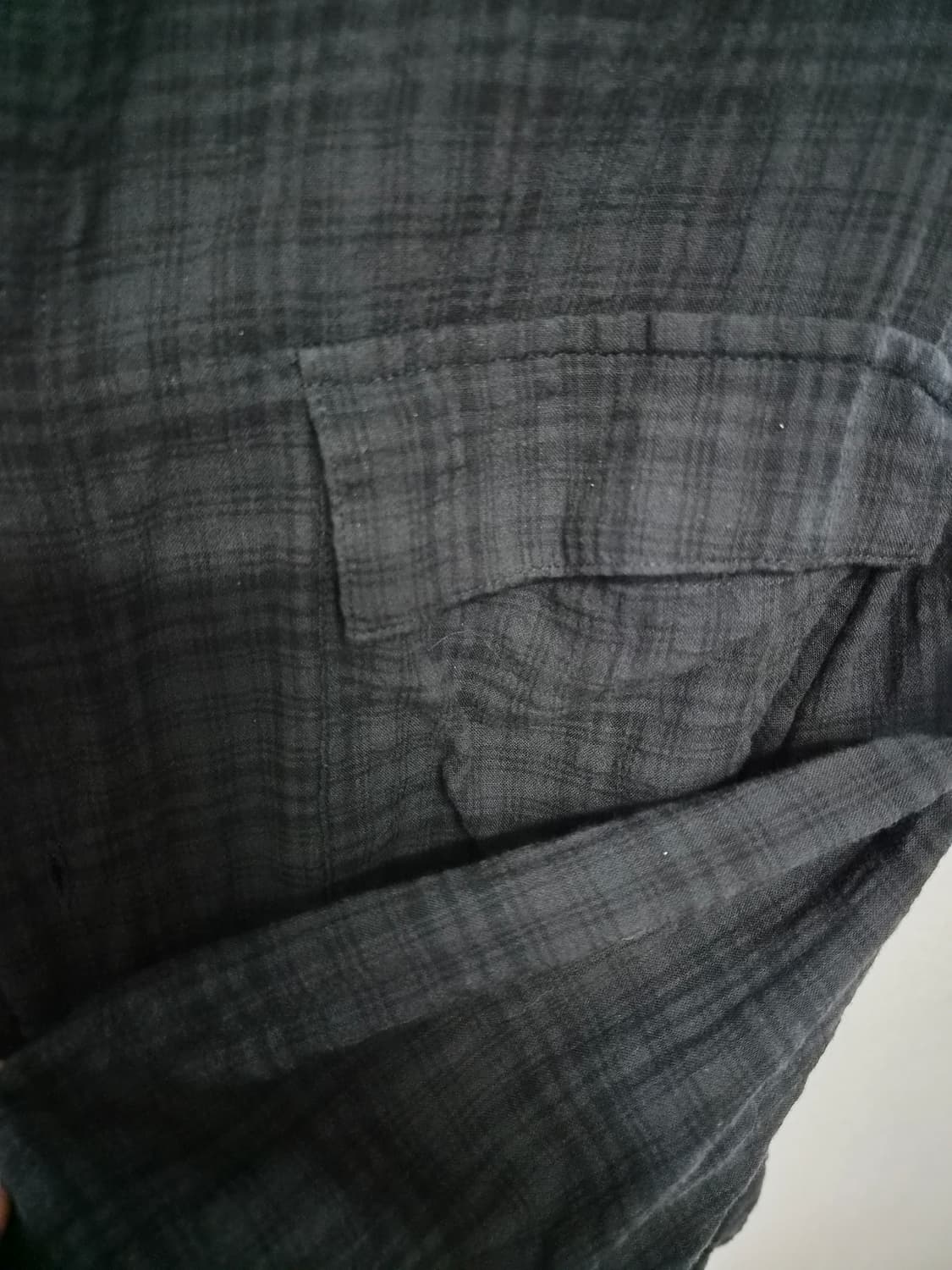 워드로브41  파자마쭈글이셔츠 S 상품이미지3