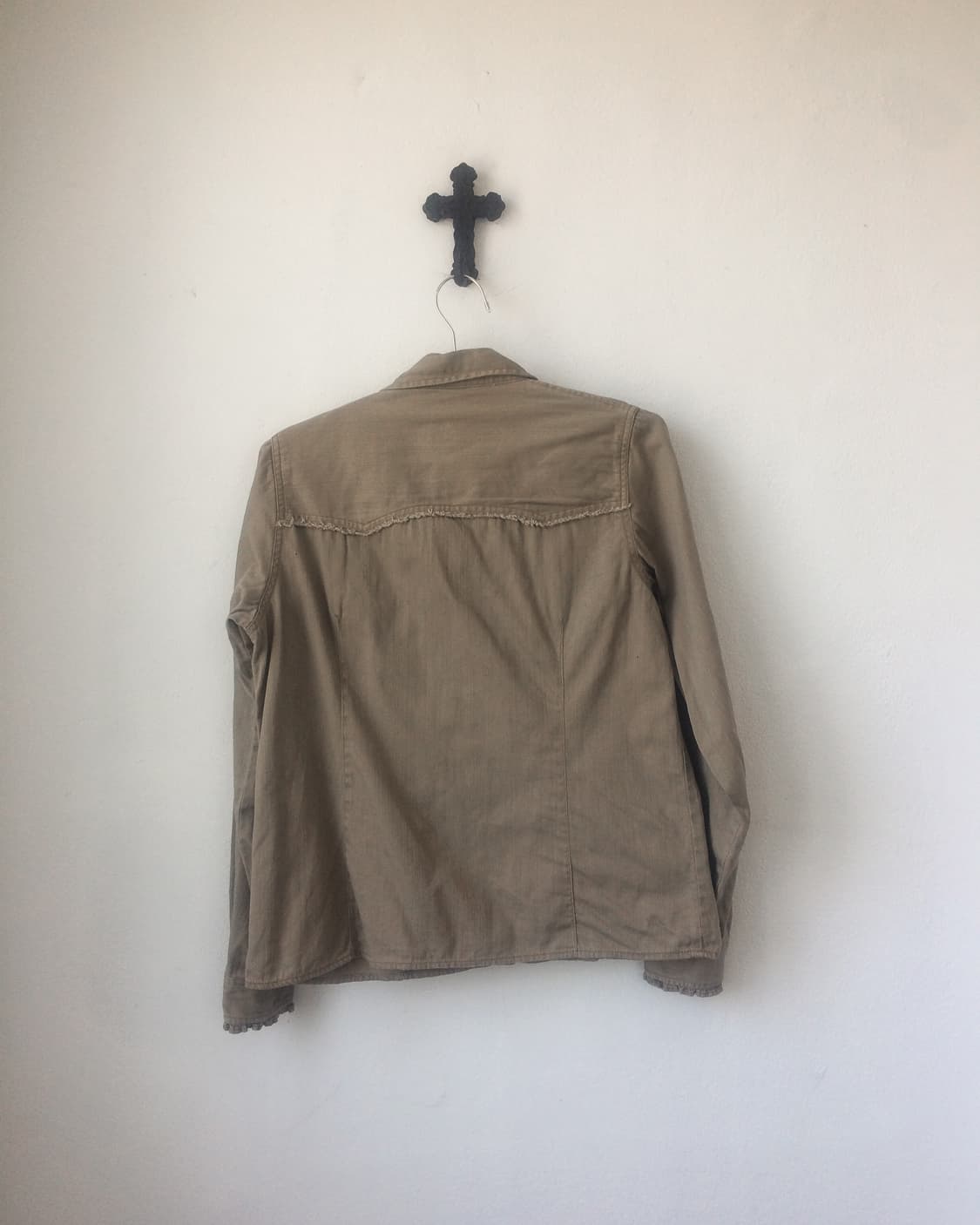 Frill point western mood shirt 상품이미지2