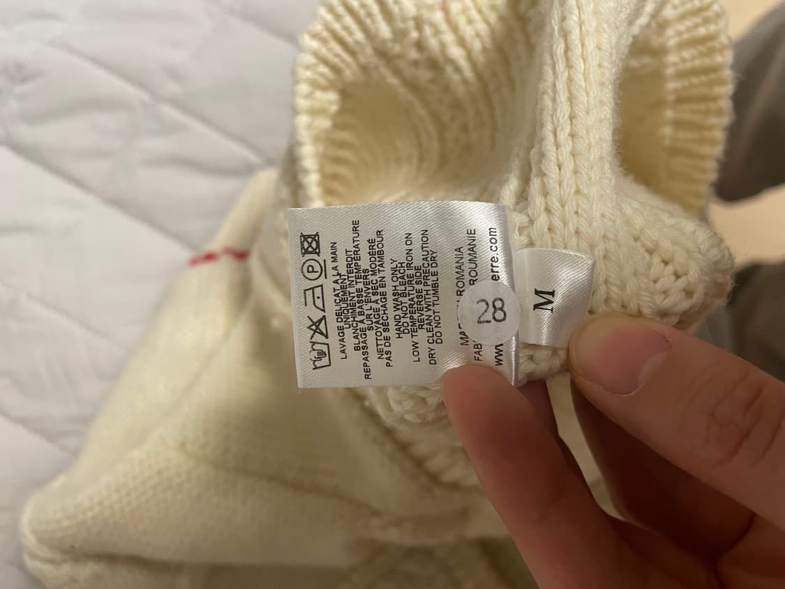 Marine serre 케이블 니트 미니 쇼츠 상품이미지6