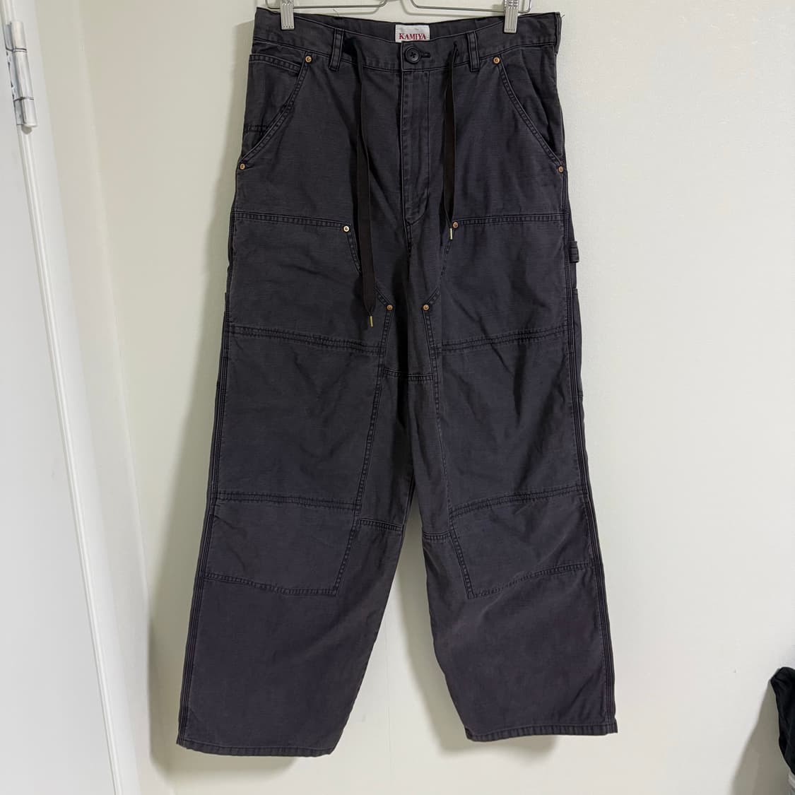 [S] 카미야 25FW 백 새틴 페인터 팬츠 Back Satin Pain 상품이미지2