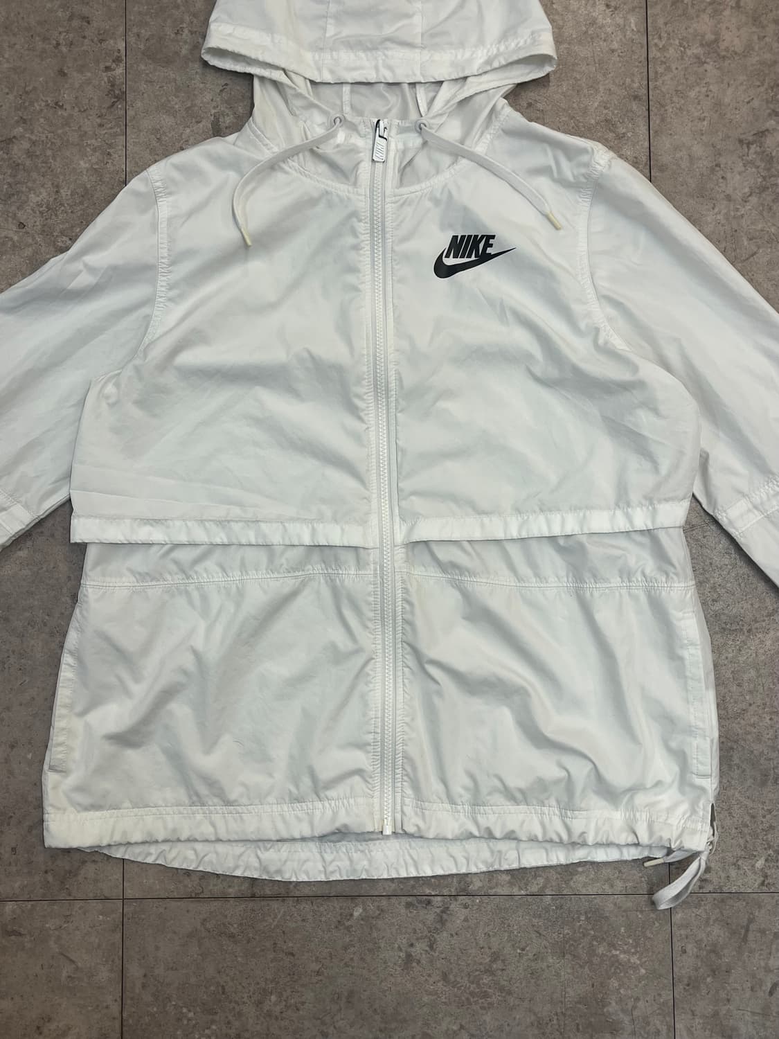 나이키 후드 바람막이 화이트 M #csz2560 상품이미지6