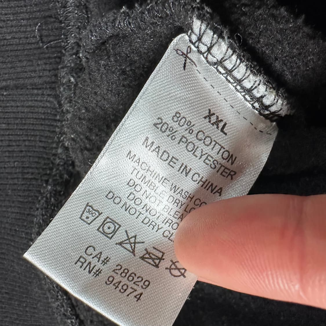 스투시 스타로고 블랙 오버사이즈 후드티 상품이미지7