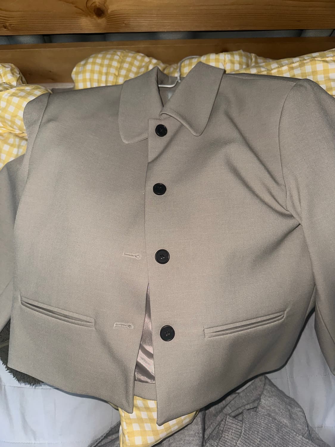 회색 자켓 상품이미지1