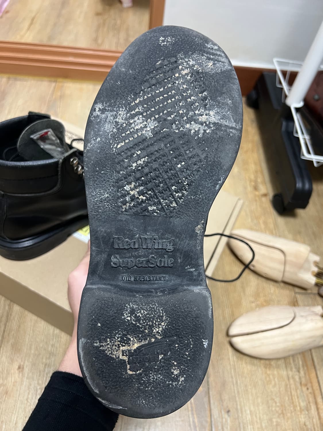 택포16) 레드윙 8133 목토 슈퍼솔 7.5D 255 상품이미지3