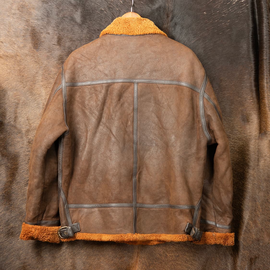 [107] 90s J.SCIPIO 빈티지 양가죽 양털 무스탕  상품이미지5