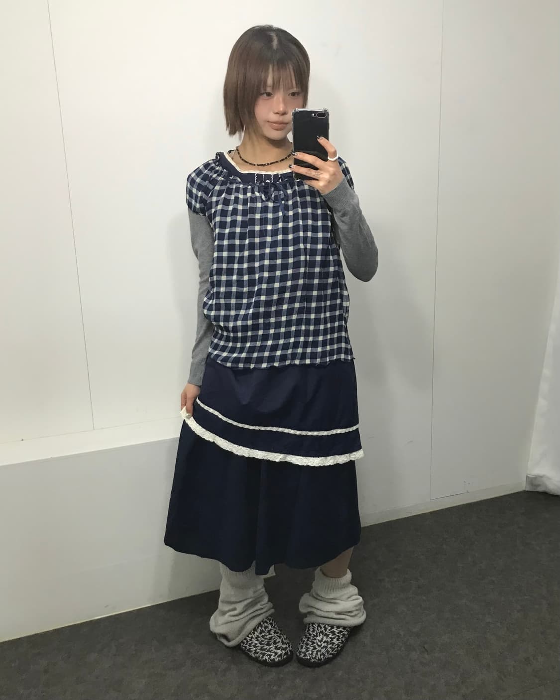 🌀네이비 톤온톤 레이어드 코디 Set 🌀 상품이미지1