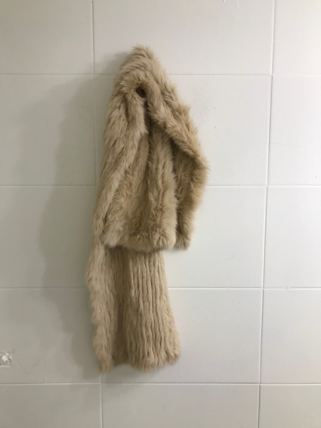 뮤트 베이지 아일렛 레더자켓 모리걸 니혼진 코디세트 상품이미지8