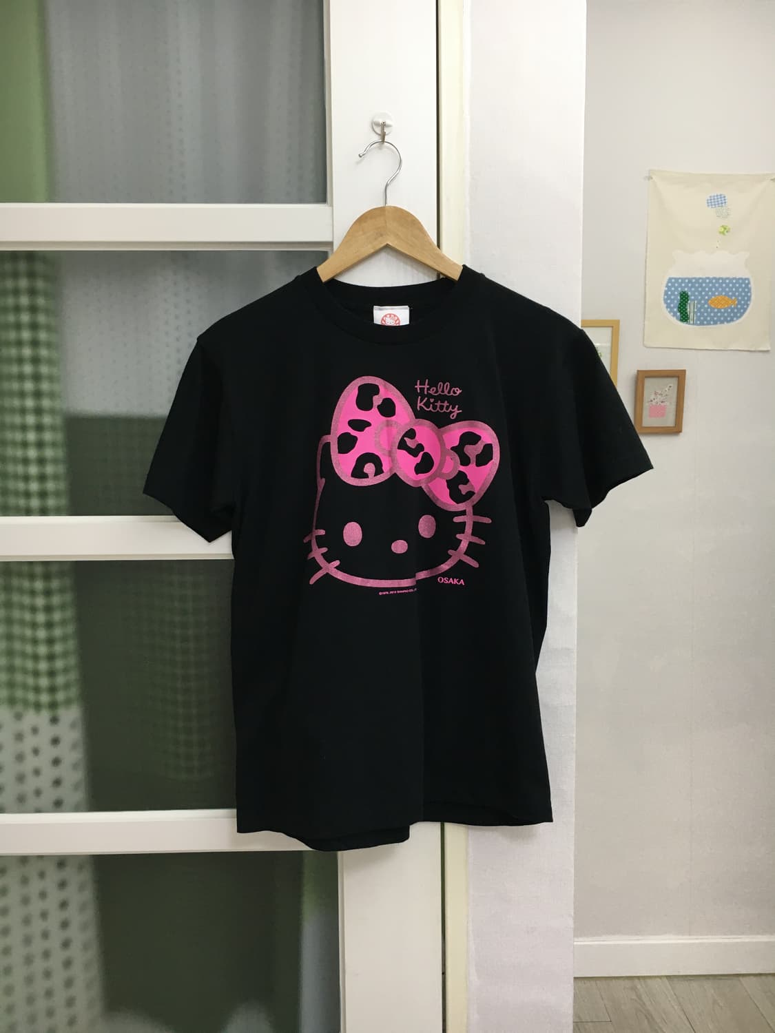 블랙 키티 반소매 티셔츠 상품이미지1