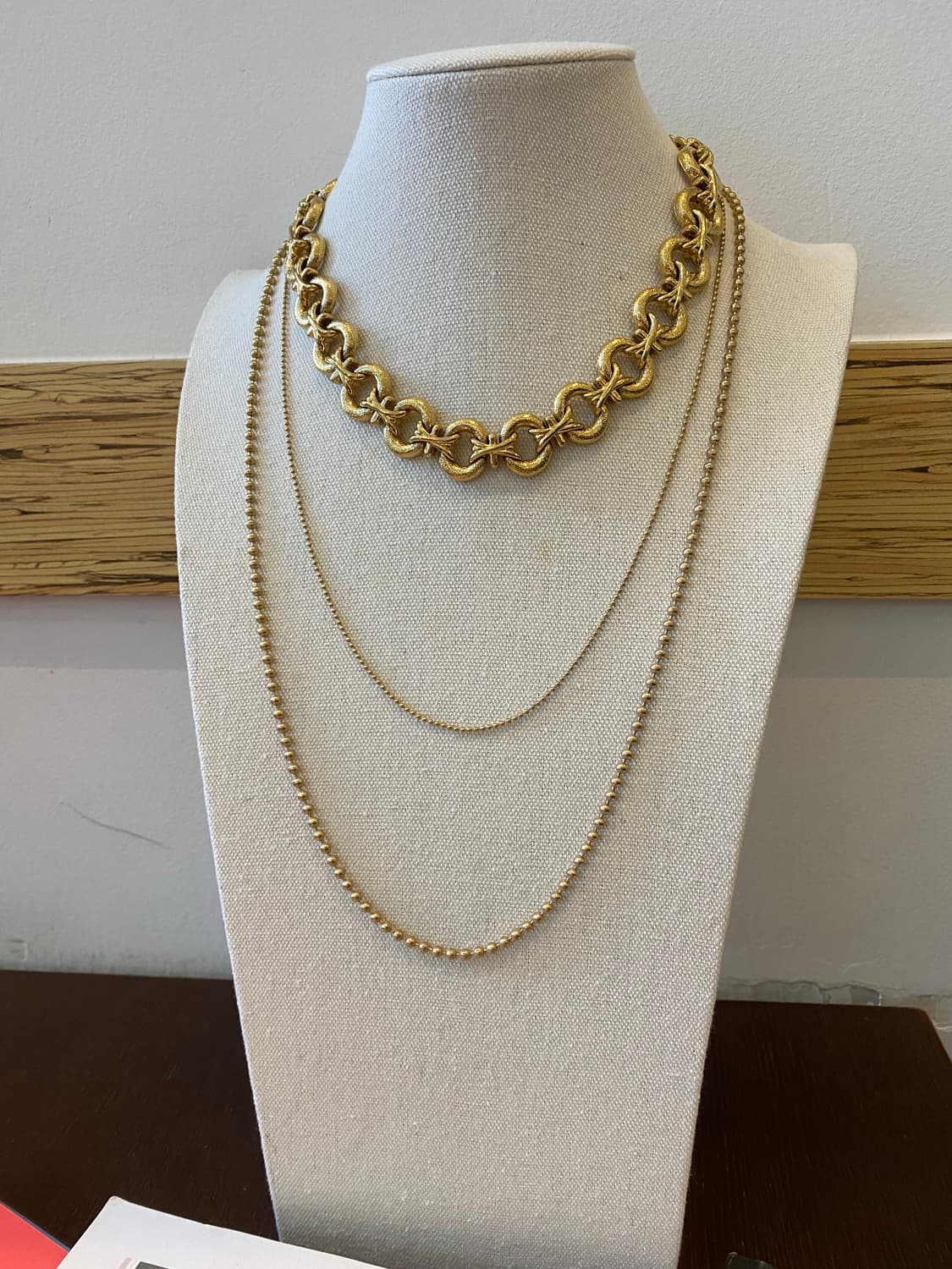 Monet 골드 체인 목걸이 상품이미지2