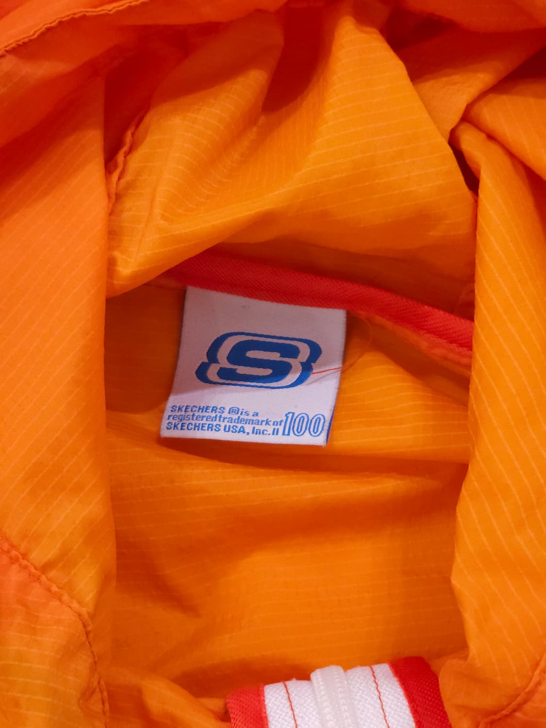 [100] 스케쳐스 비비드 오렌지 홑겹 후드 바람막이 자켓 상품이미지6