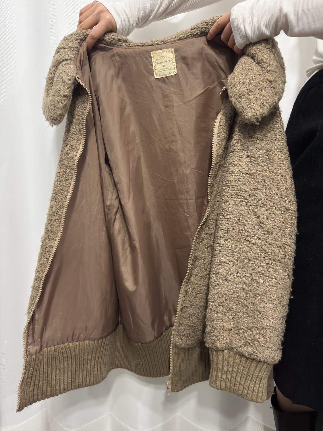 soft brown fleece jacket 상품이미지7