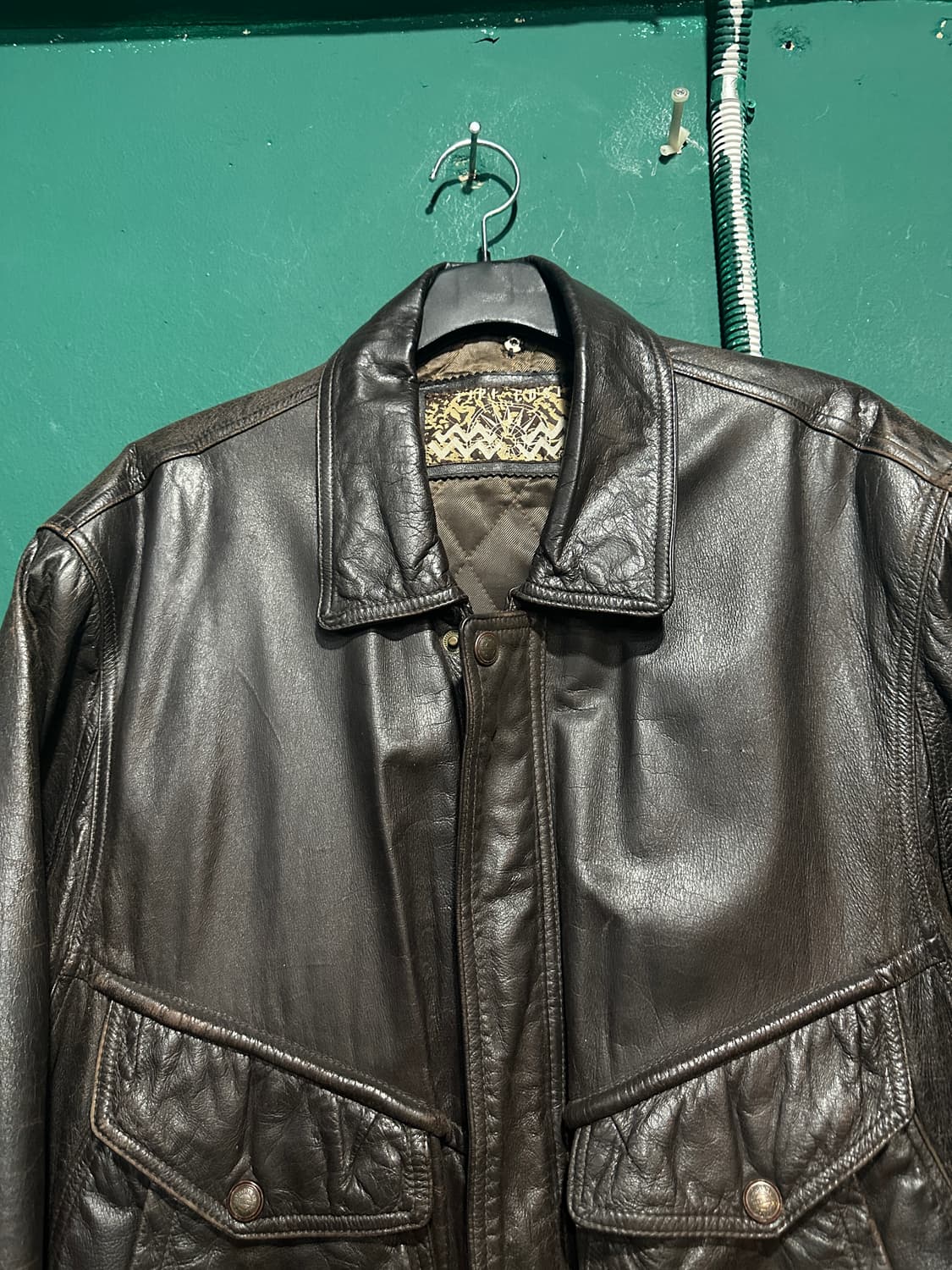 90s소가죽 a-2자켓 105 상품이미지2