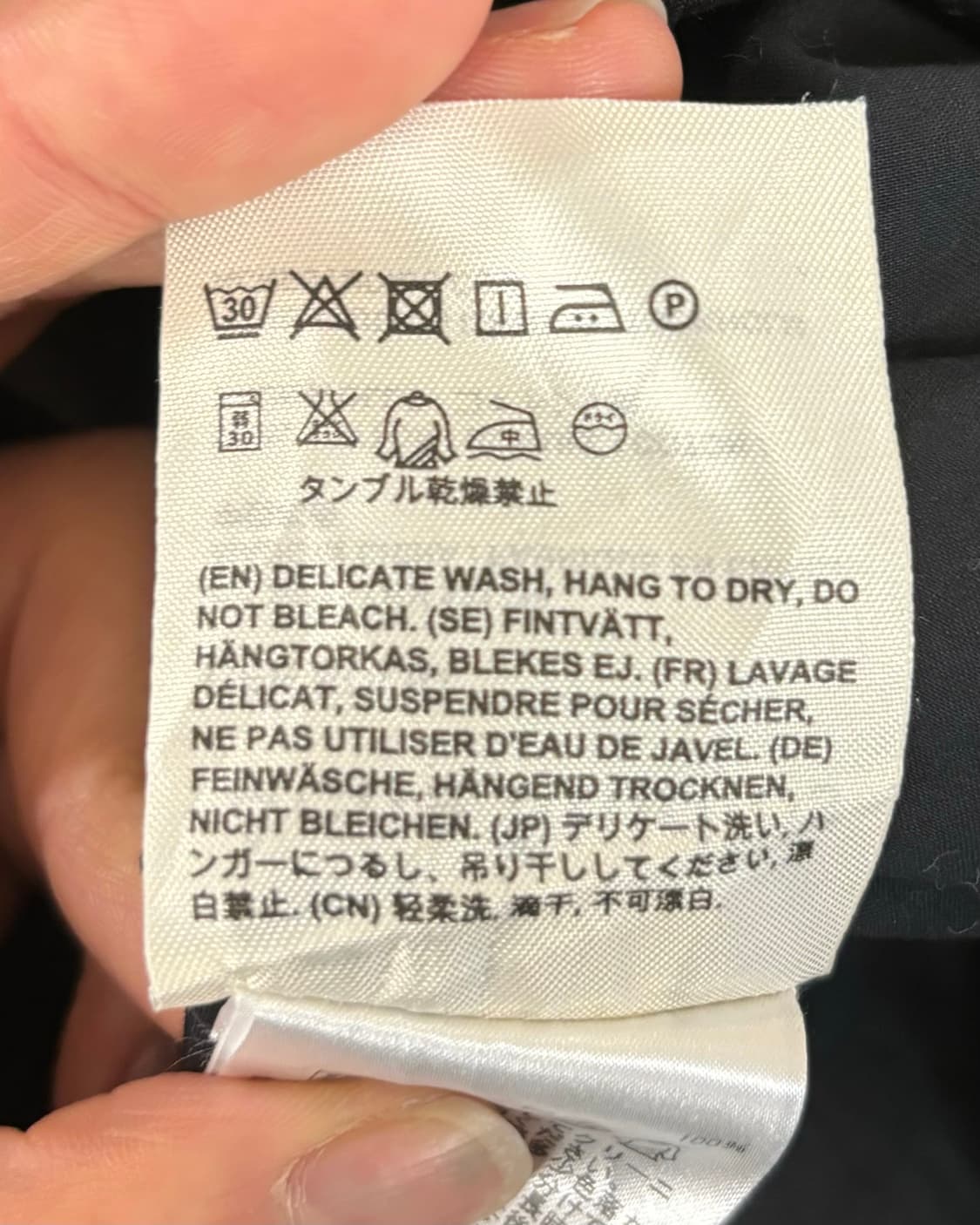 아크네스튜디오 블랙 디 솔리드 셔츠 원피스 상품이미지8