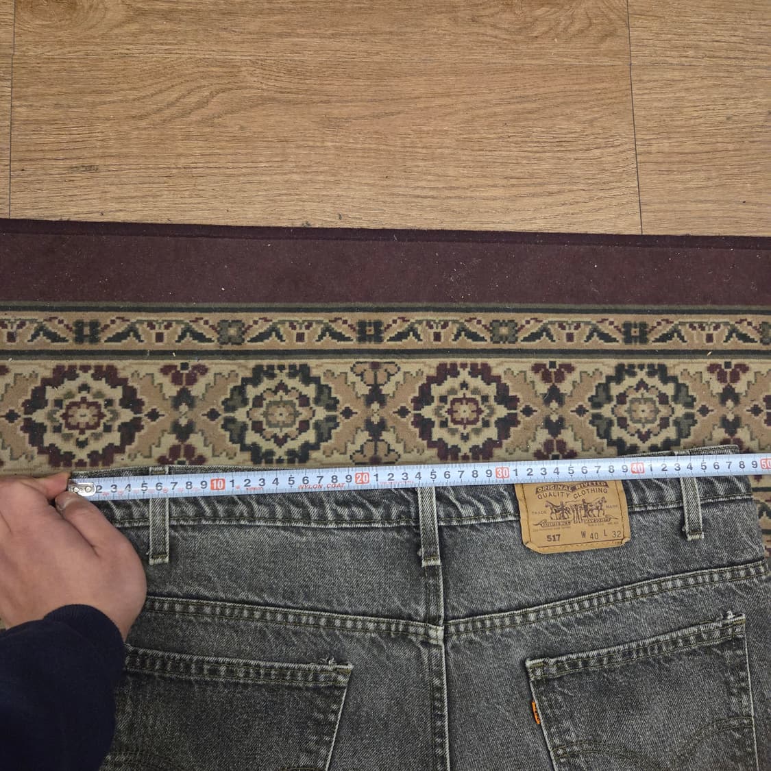 90s 리바이스 517 흑청 오렌지탭 40사이즈 상품이미지7