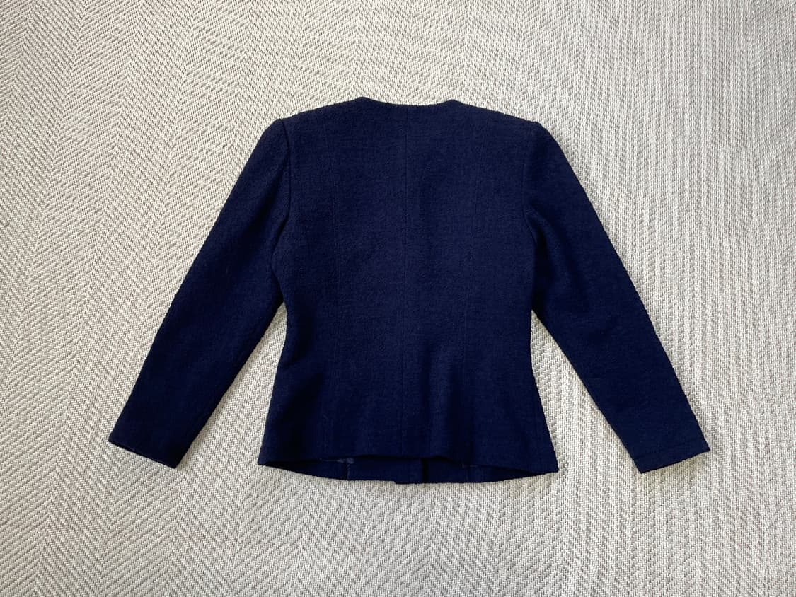 이브 생 로랑 오너먼트 버튼 울 재킷 J03491 상품이미지6