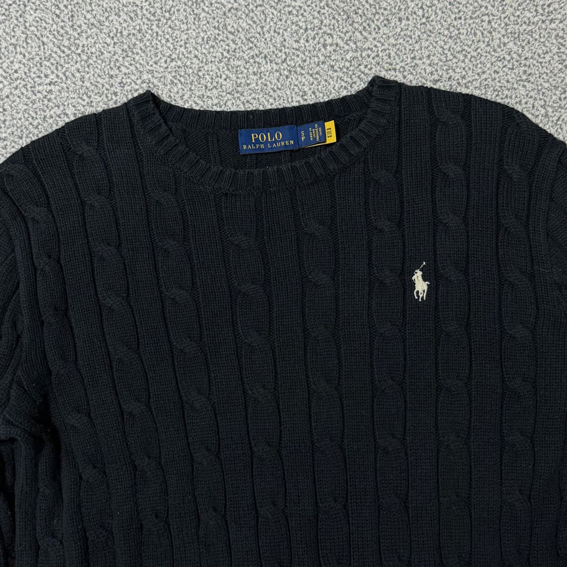 [정품 QR] 폴로 랄프로렌 꽈배기 니트 여성용 S 상품이미지3