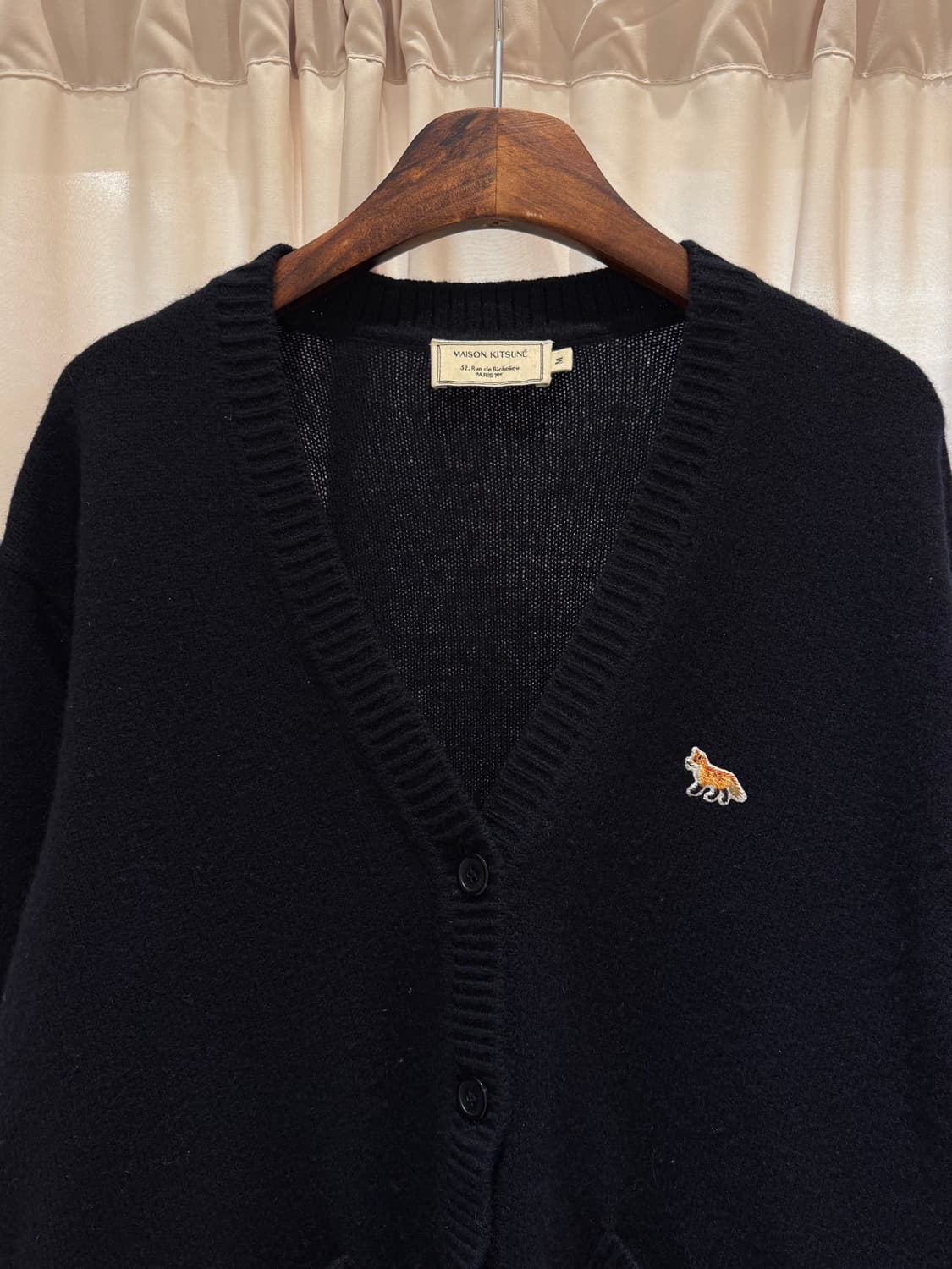 메종 키츠네 베이비 폭스 패치 가디건 상품이미지2