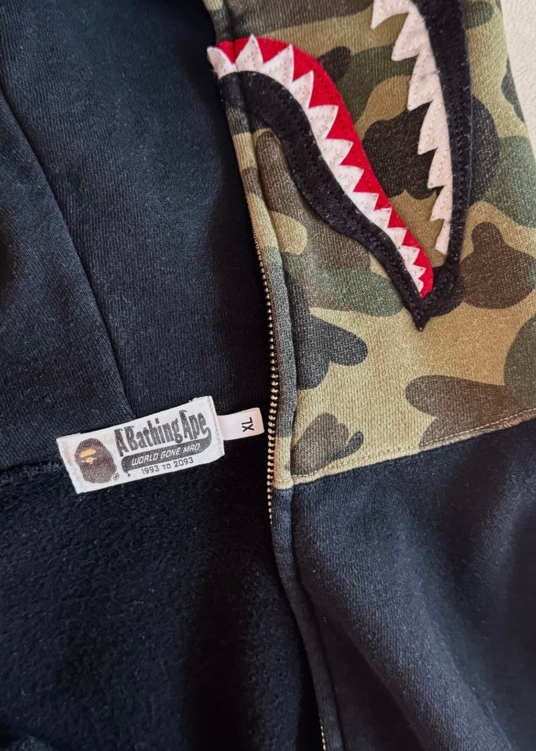 베이프 샤크 후드집업 상품이미지5