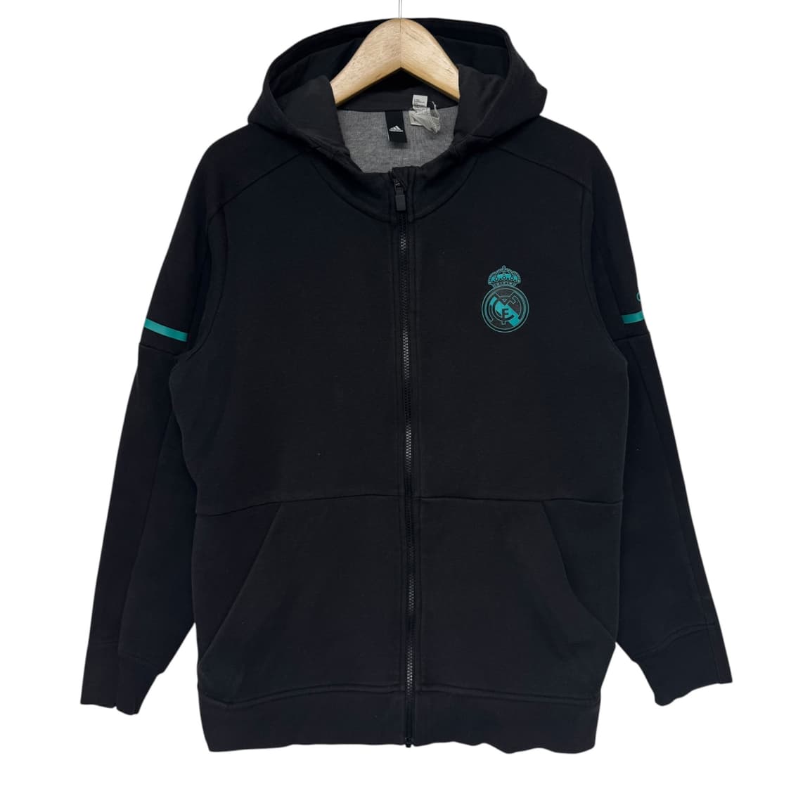 Adidas 레알마드리드 후드 집업 상품이미지1