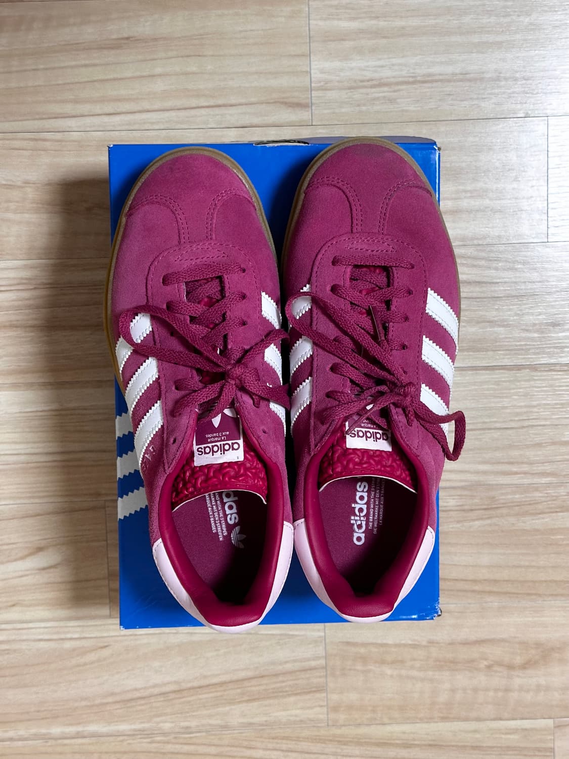 (W) 아디다스 가젤 볼드 와일드 핑크 클라우드 화이트 상품이미지2