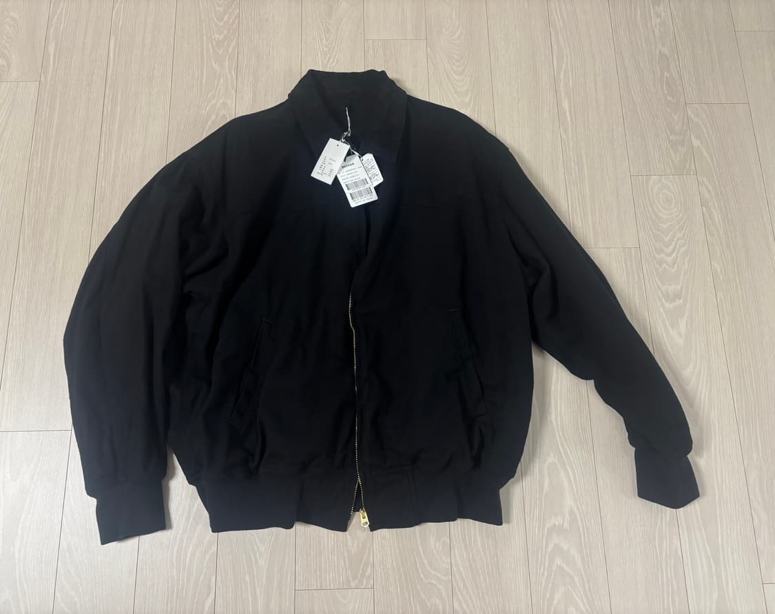 코모리 블랙 드릴 집 자켓 상품이미지2