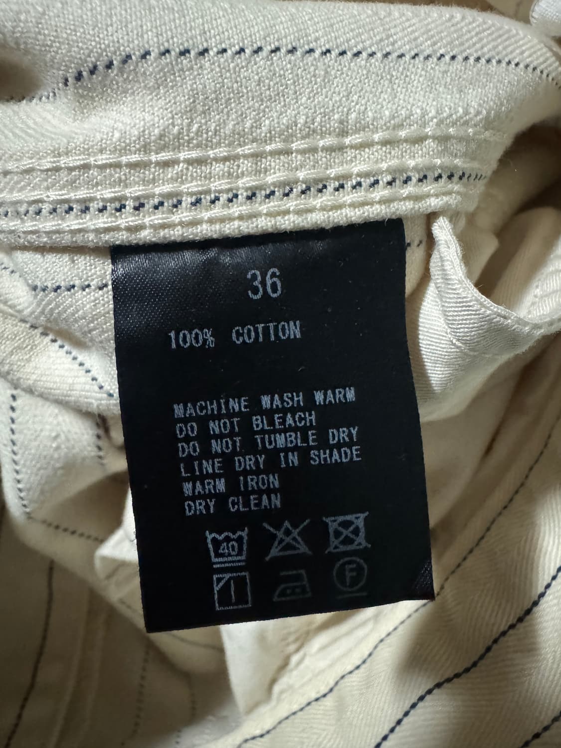 트로피클로딩 코크 스트라이프 팬츠 36 상품이미지3