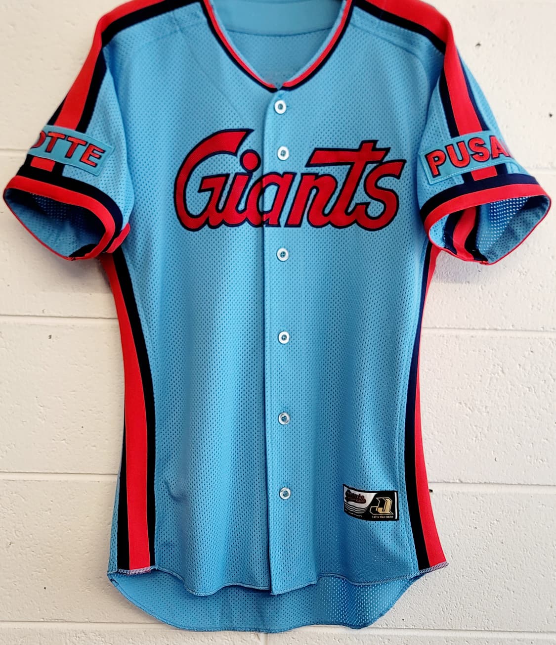 롯데자이언츠 올드 원정 챔피언 유니폼(No.8 전준우 마킹) 판매 상품이미지4