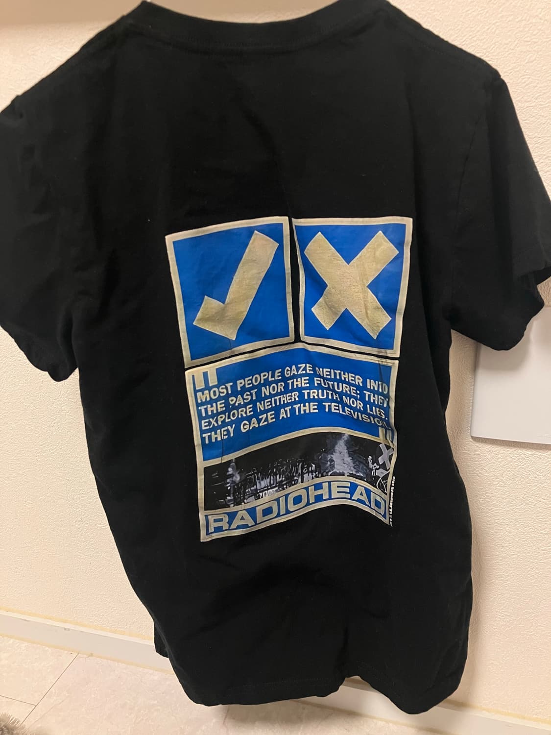 라디오헤드 ok computer 프린팅 반팔 티 상품이미지2