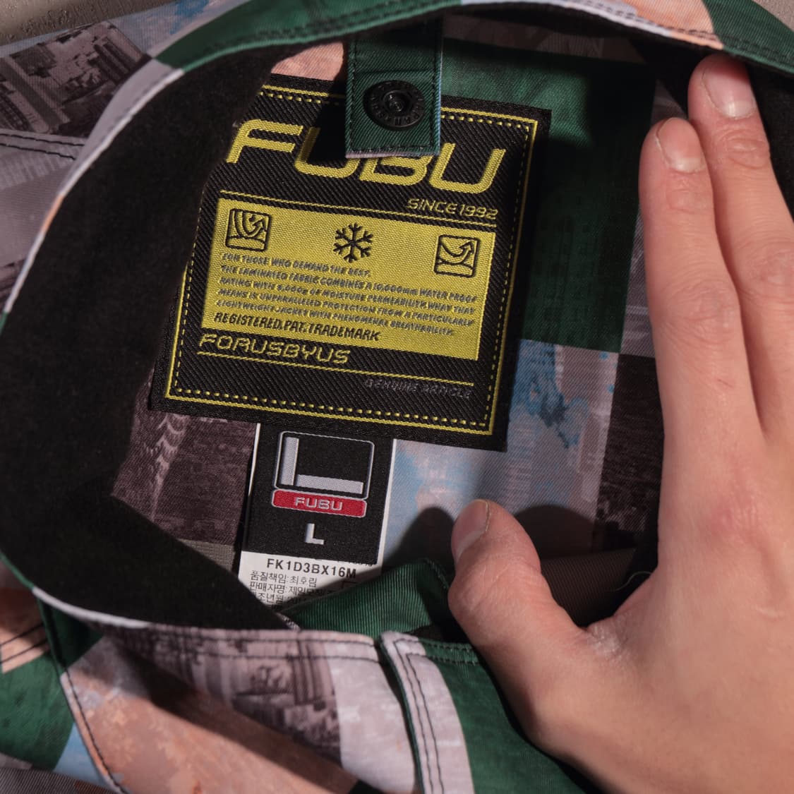 후부 체커보드 스키점퍼 상품이미지4