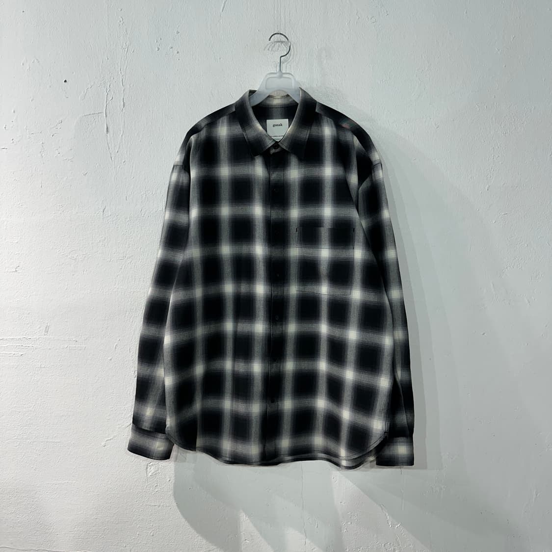 gobak 고낙 옴브레 체크셔츠 1 상품이미지1