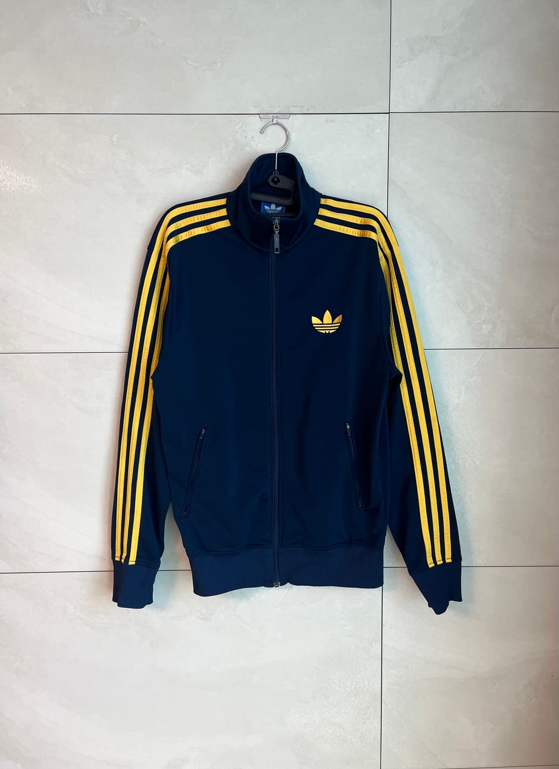 아디다스 구파이어버드 대장 져지 네이비,옐로우 라인 [95]  상품이미지1