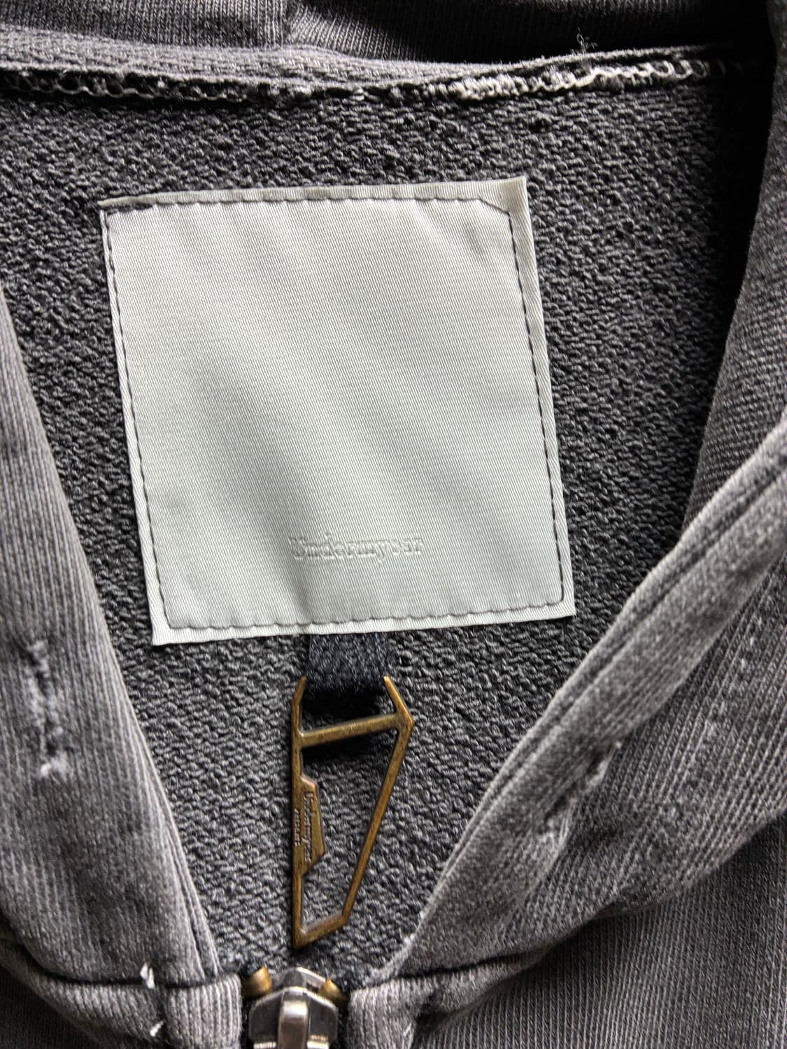 언더마이카 무.11 후드집업 그레이 상품이미지5