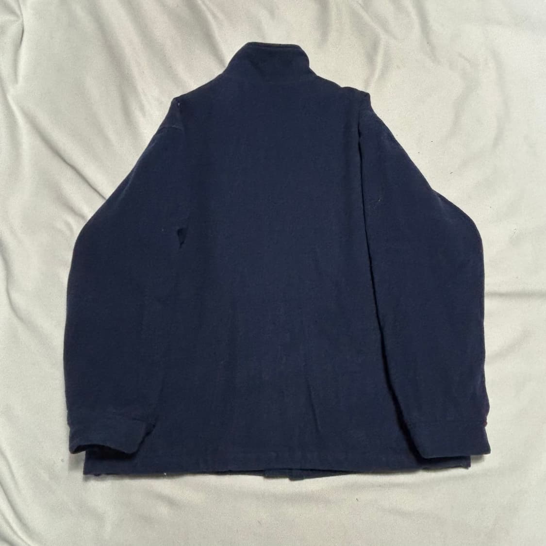 100 폴로랄프로렌 네이비 블루 울 모직 블루종 상품이미지3