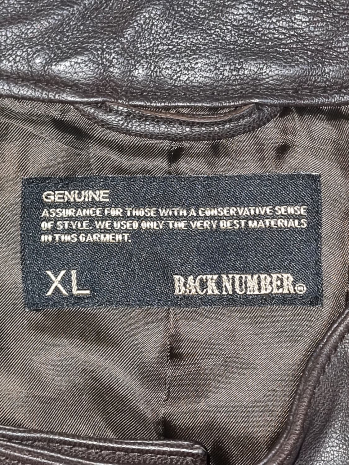 백넘버(back number) 싱글라이더 양가죽 자켓 상품이미지6