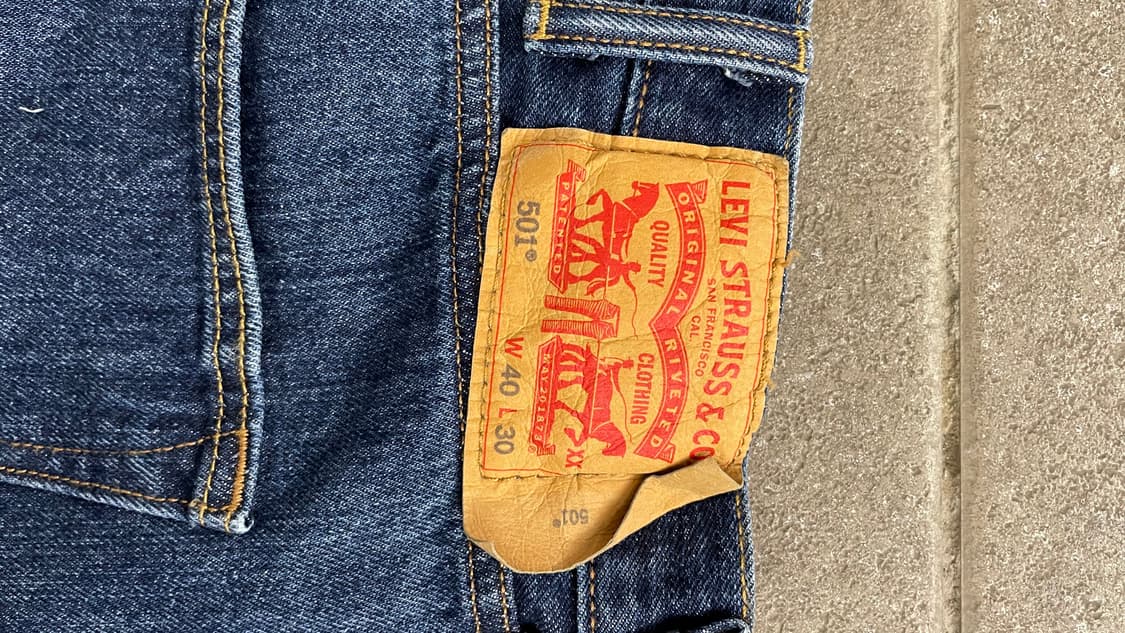 리바이스 501 인디고 40-30  상품이미지3