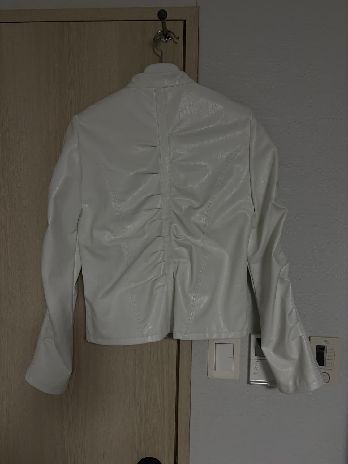 나체 셔링 레더 자켓 상품이미지3