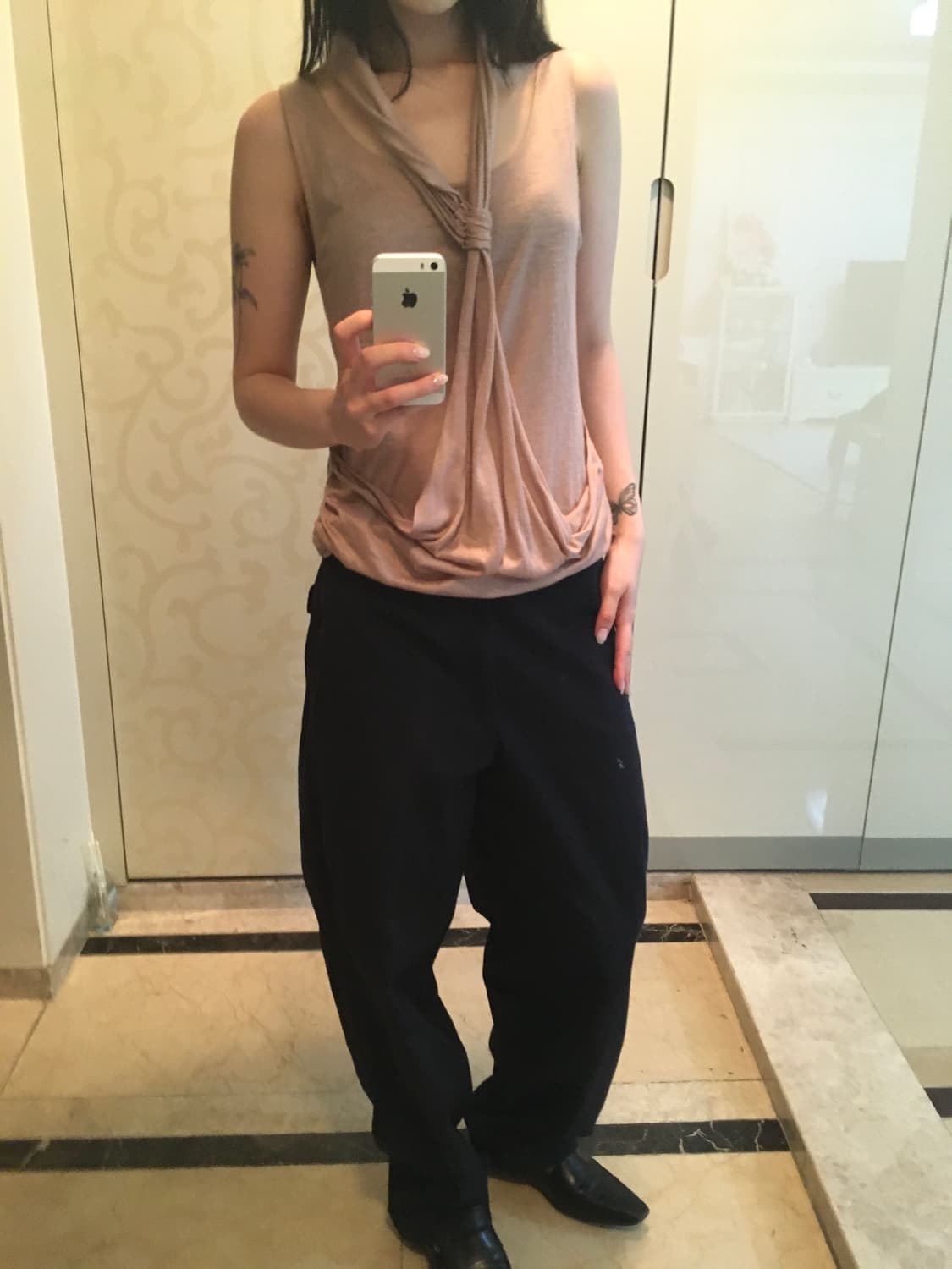 Arrogant Cat London Scarf Drape Top 상품이미지2