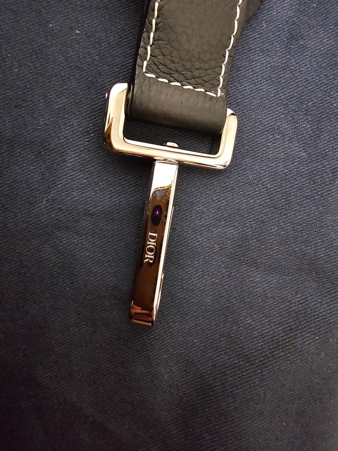 디올 올레더 스티치 Gallop 갤롭 슬링백 크로스백 블랙 상품이미지10