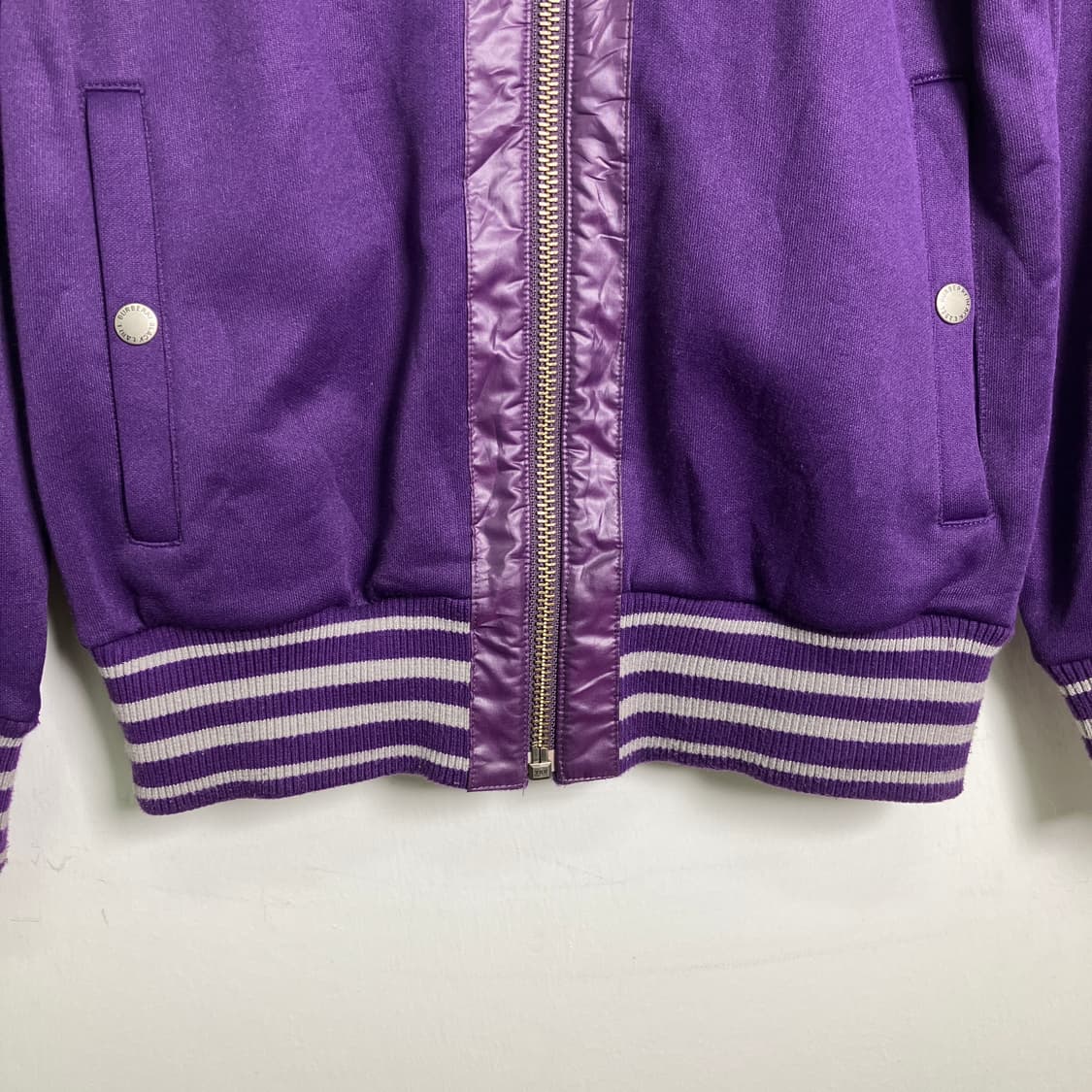 버버리 블랙라벨 퍼플 트랙 자켓 상품이미지5