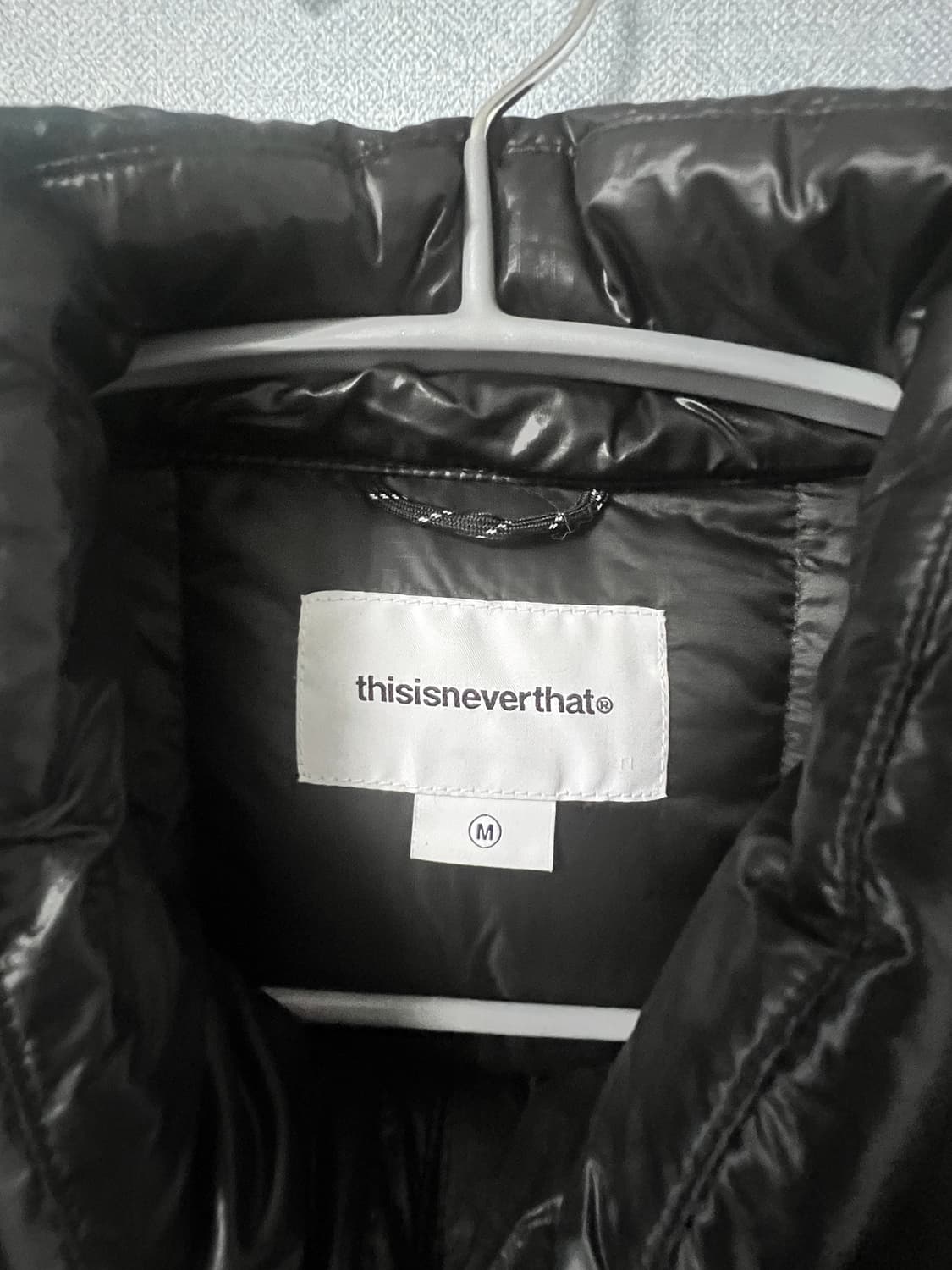 디스이즈네버댓 경량패딩 블랙 상품이미지5