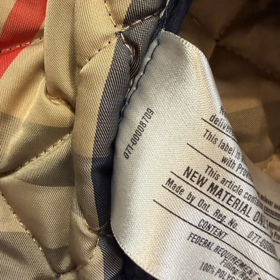 버버리 키즈 퀄팅 자켓 10Y 상품이미지7