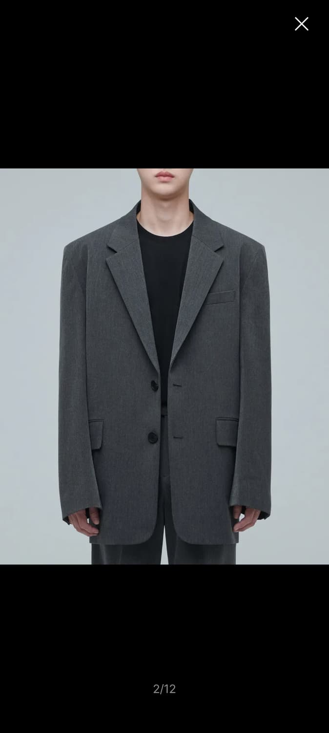[실착1~2회미만] 무신사스탠다드 - 빅 대디 오버사이즈 블레이저 [미디 상품이미지7